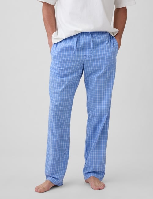 Relaxed Poplin PJ Pants