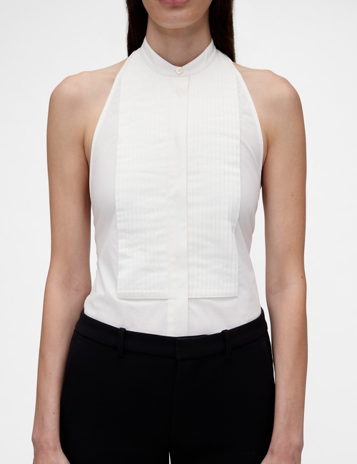 GAP STUDIO HALTER TUXEDO TOP