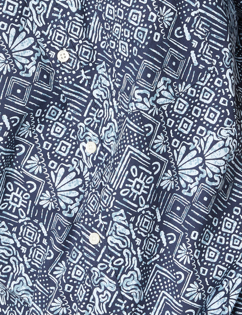 Stretch Poplin Shirt in Slim Fit