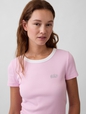 Ribbed Gap Logo Baby T-Shirt