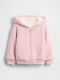 Baby & Toddler Sherpa-Lined Sequin Zip Hoodie
