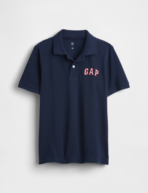 Kids Gap Logo Pique Polo Shirt