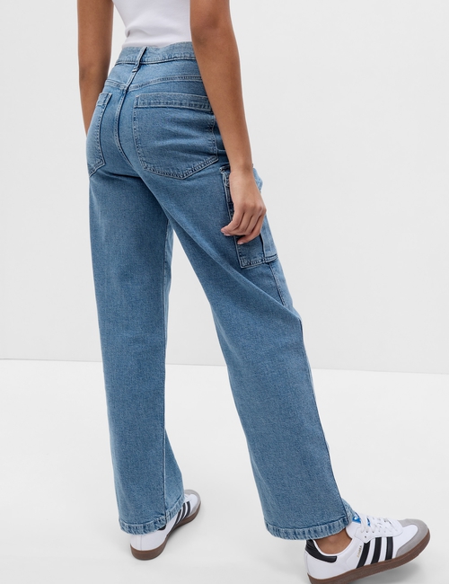 Mid Rise '90s Loose Cargo Jeans