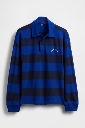 Kids Logo Stripe Polo Shirt