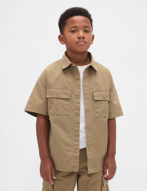 Kids Ripstop Utility Shirt