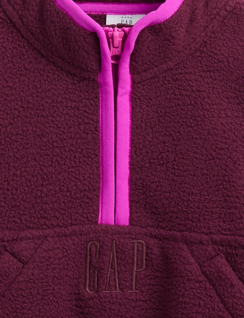 Baby & Toddler Sherpa Half-Zip Pullover