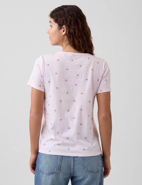 Favorite Print V-Neck T-Shirt