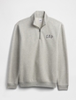 Relaxed Gap Logo Quarter-Zip Sweatshirt