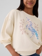 Kids Relaxed Flippy-Sequin Graphic Sweatshirt