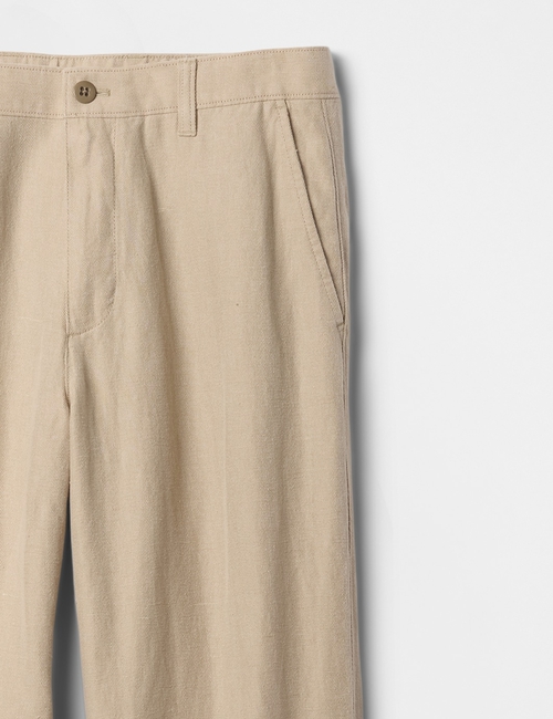 STRAIGHT LINEN PANT