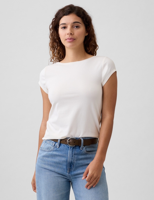 V-SS BOATNECK BALLET BACK