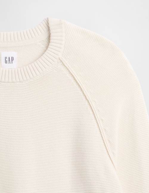 Garter Crewneck Sweater