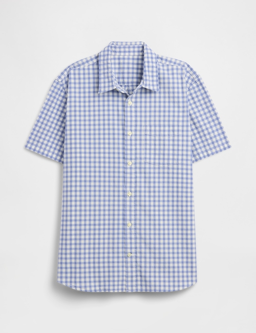 Stretch Poplin Shirt in Standard Fit