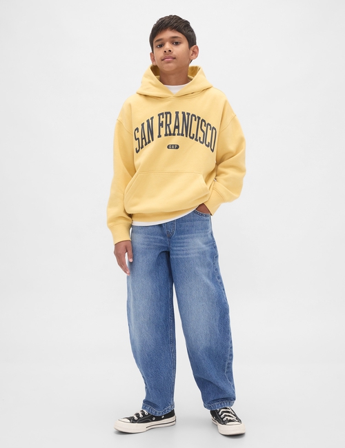 Kids Easy Baggy Barrel Jeans
