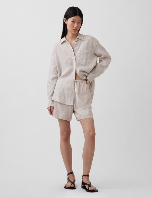100% Linen Oversized Shirt