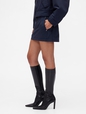 GAP STUDIO BELTED MINI SKIRT