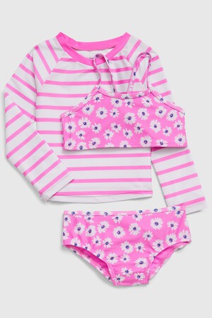 Toddler Recycled Swim Three-Piece Set