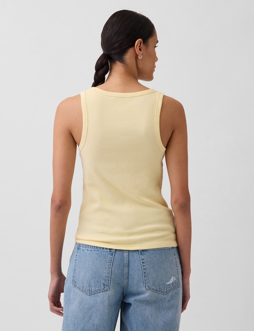 Rib Scoop Tank Top