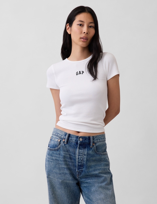 Modern Rib Gap Logo T-Shirt