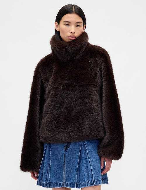 GAP X SL FUR HALF ZIP