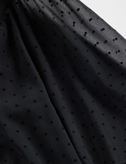 Sheer Button-Front Top