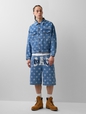 Gap × Awake NY ‘90s Loose Dotted Denim Shorts  