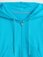 French Terry Oversized Zip Wedge Hoodie