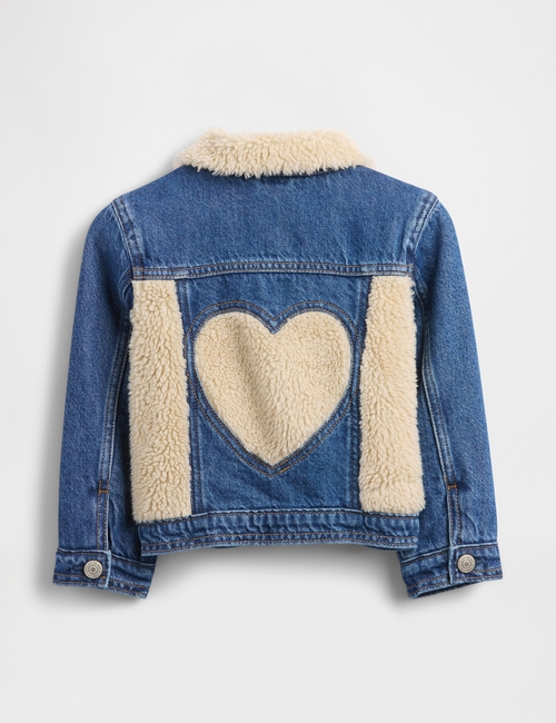 DEC DENIM SHERPA HEART JACKET