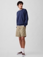 7" Essential Pull-On Khaki Shorts