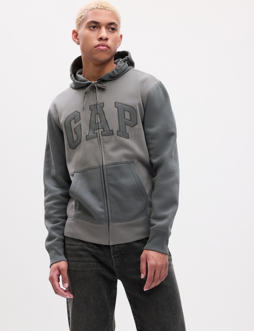 Gap Logo Colorblock Zip Hoodie