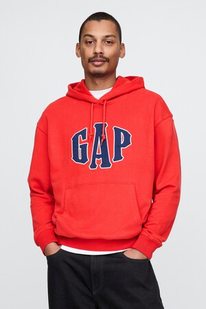 Vintage Soft Oversized Logo Hoodie