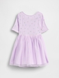 Baby & Toddler Pointelle & Tulle Mixed Media Dress