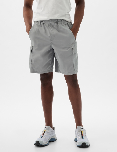 8" Poplin Cargo Shorts