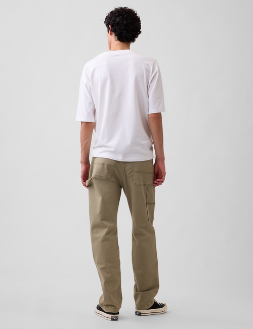 Distressed Straight Carpenter Jeans