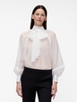 GAP STUDIO JABOT BLOUSE