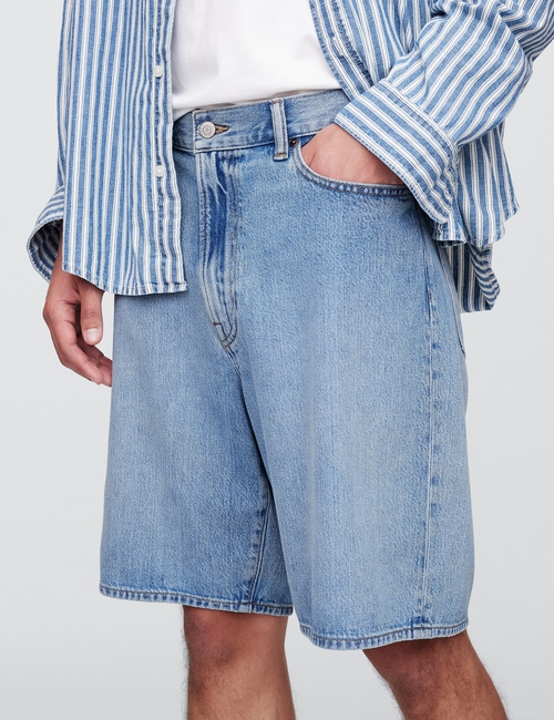 9" SuperSoft Loose Denim Shorts