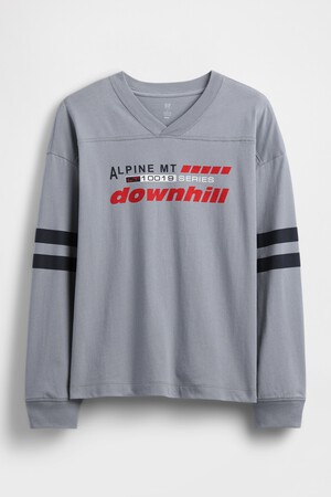 V-LS GRAPHIC WINTER TEE