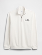 Relaxed Gap Logo Quarter-Zip Sweatshirt