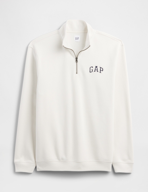 Relaxed Gap Logo Quarter-Zip Sweatshirt