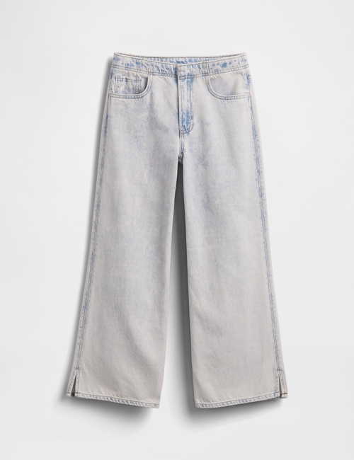 Kids Low Rise Stride Wide-Leg Jeans