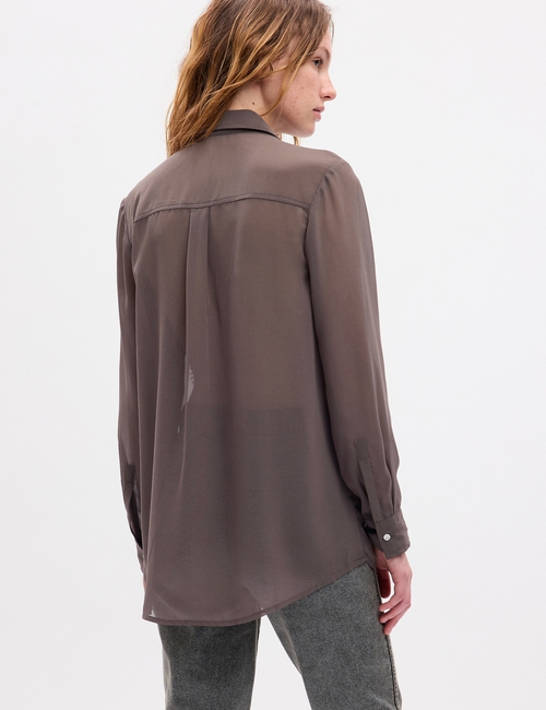 Beaded Boyfriend Shirt