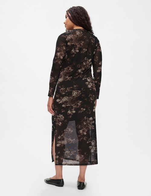 Mesh Midi Dress