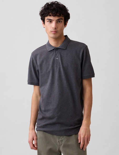 V-STRETCH PIQUE POLO - SOLID