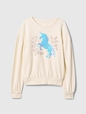 Kids Relaxed Flippy-Sequin Graphic Sweatshirt