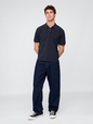 Relaxed Pique Polo Shirt