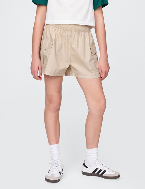 Kids Poplin Easy Cargo Shorts
