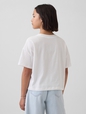 Kids Oversized Crop Logo T-Shirt
