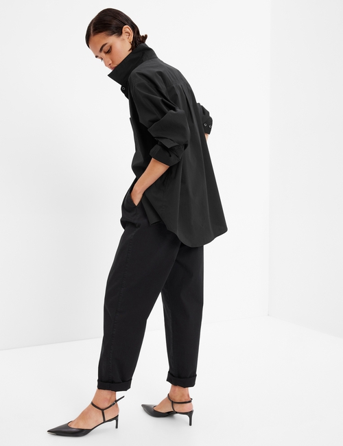 Organic Cotton Poplin Big Shirt