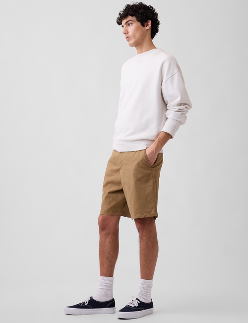 9" Essential Khaki Shorts