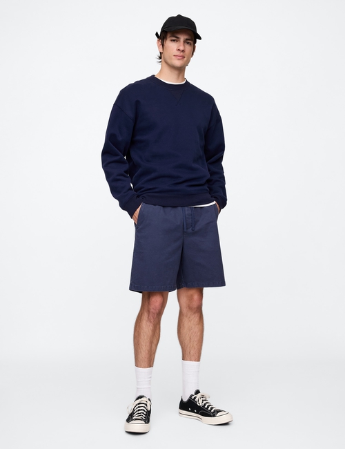 7" Essential Pull-On Khaki Shorts